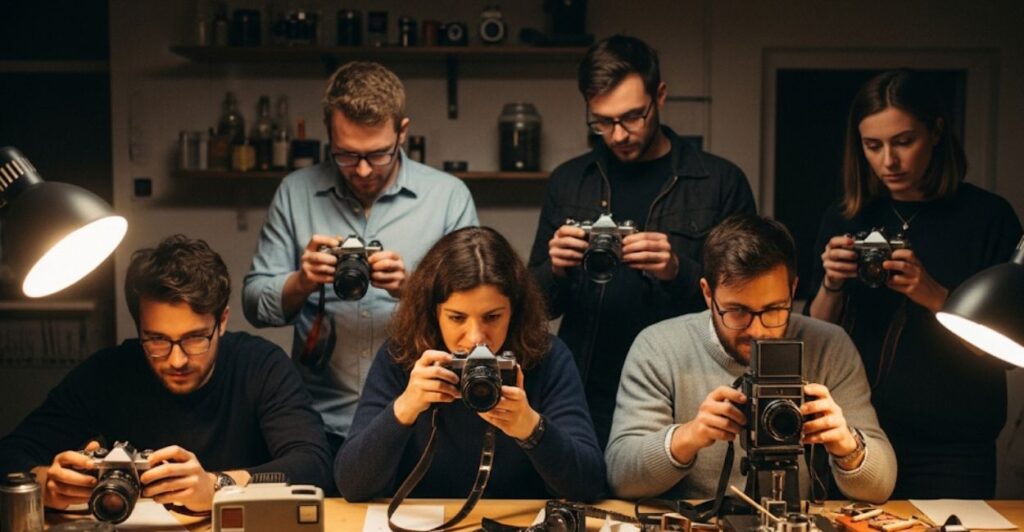 Fotógrafos de 30 anos estão redescobrindo a autenticidade da fotografia analógica. Mergulhe na textura única do filme e nas raízes vintage. Clique aqui!