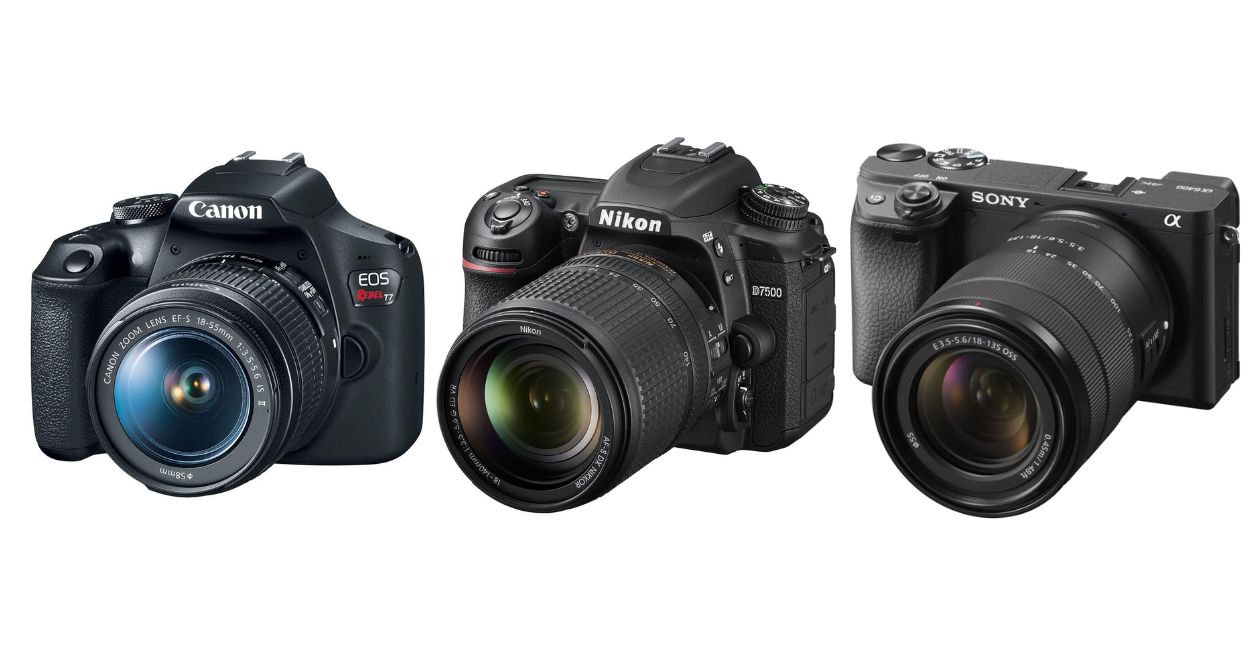 Canon, Nikon e Sony